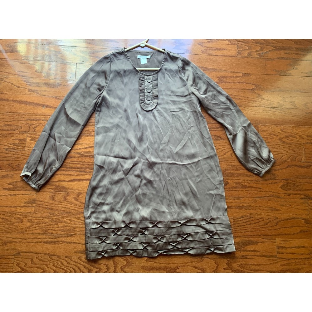 KindLikeLove Satin Brown  Short Dress Size S